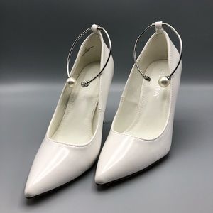 Elegant White Pumps